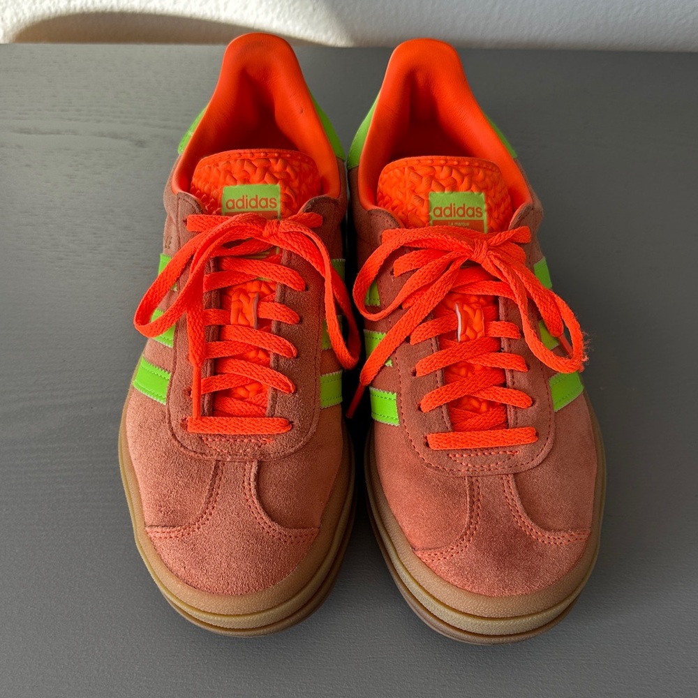 Adidas Gazelle Bold Solar Orange Green